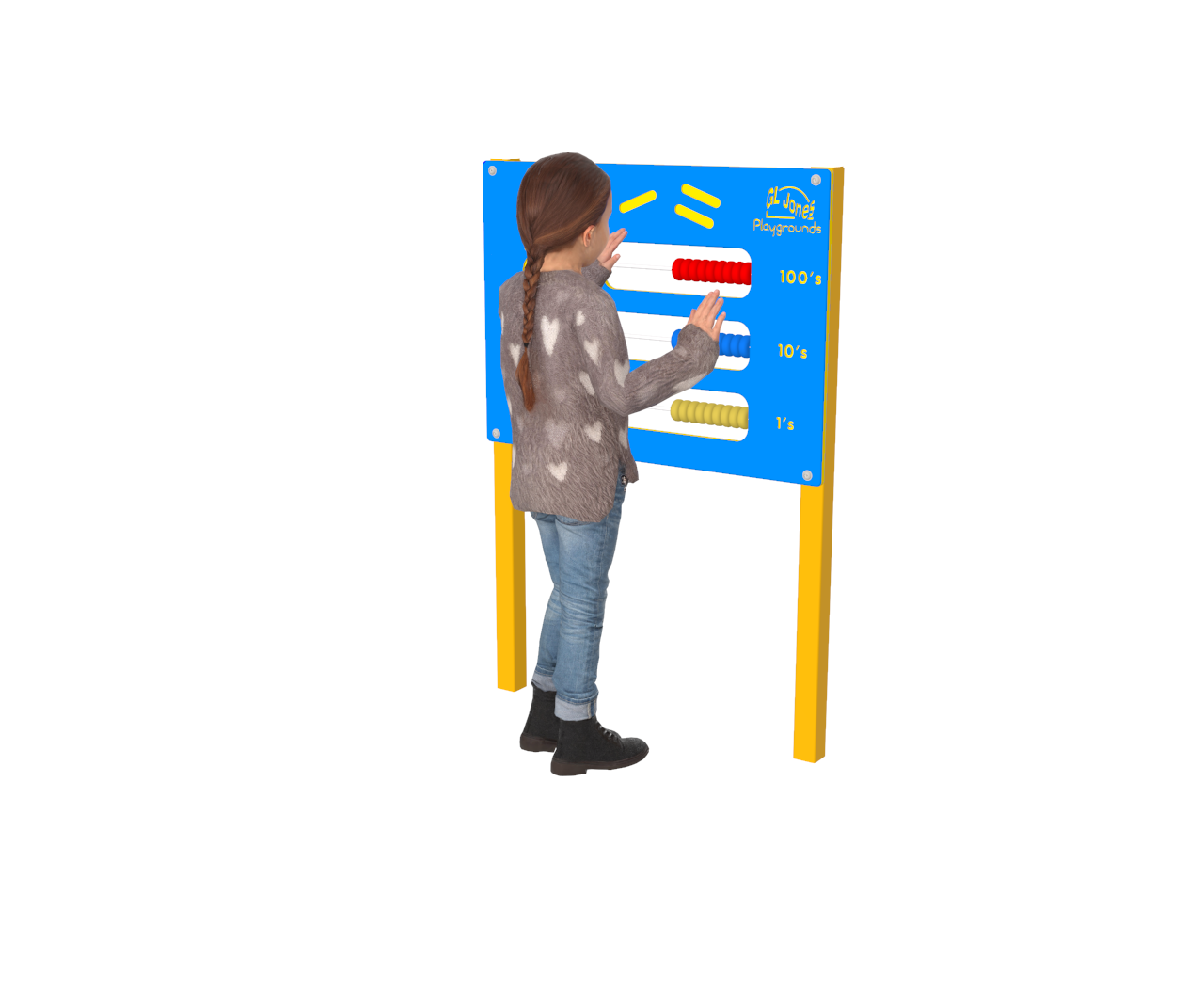 GL Jones Playgrounds - Abacus Inclusive Free Standing Panel